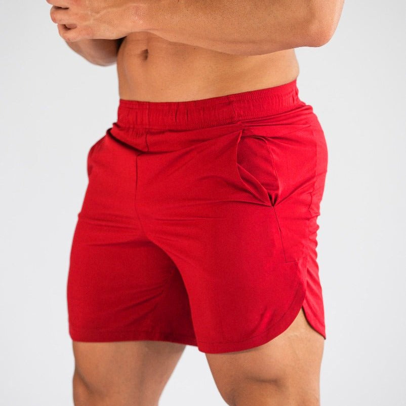 Herren Sportliche Funktionsshorts mit elastischem Bund und Seitentaschen Echoarchiv