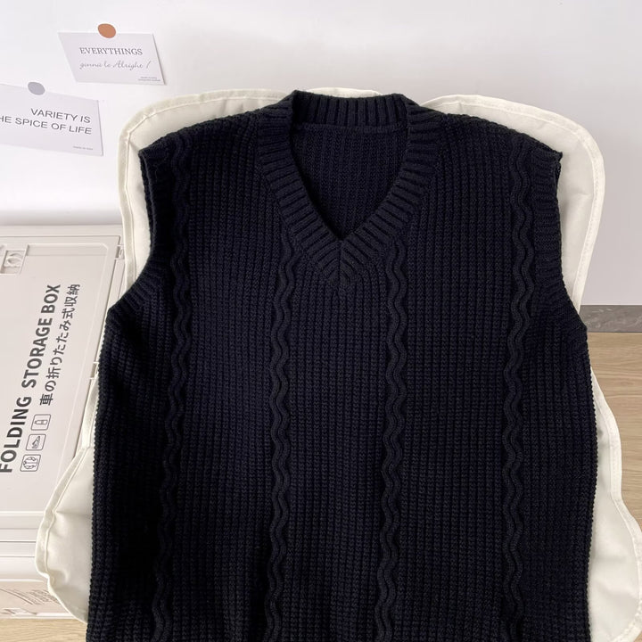 Damen Strickpullover ohne Ärmel Echoarchiv