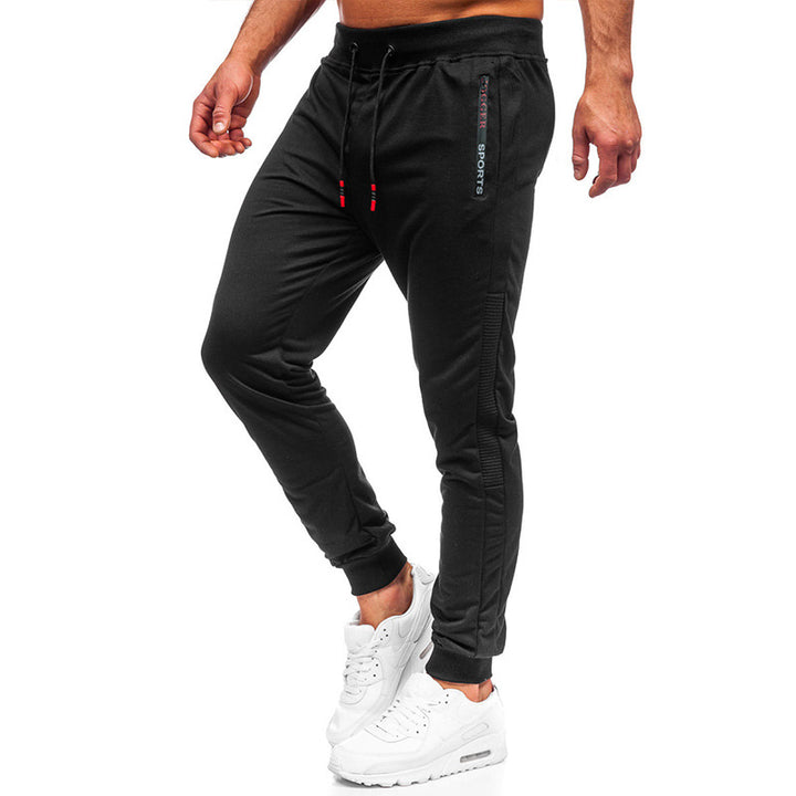 Herren Sportliche Jogginghose mit atmungsaktivem Material und reflektierenden Elementen Echoarchiv