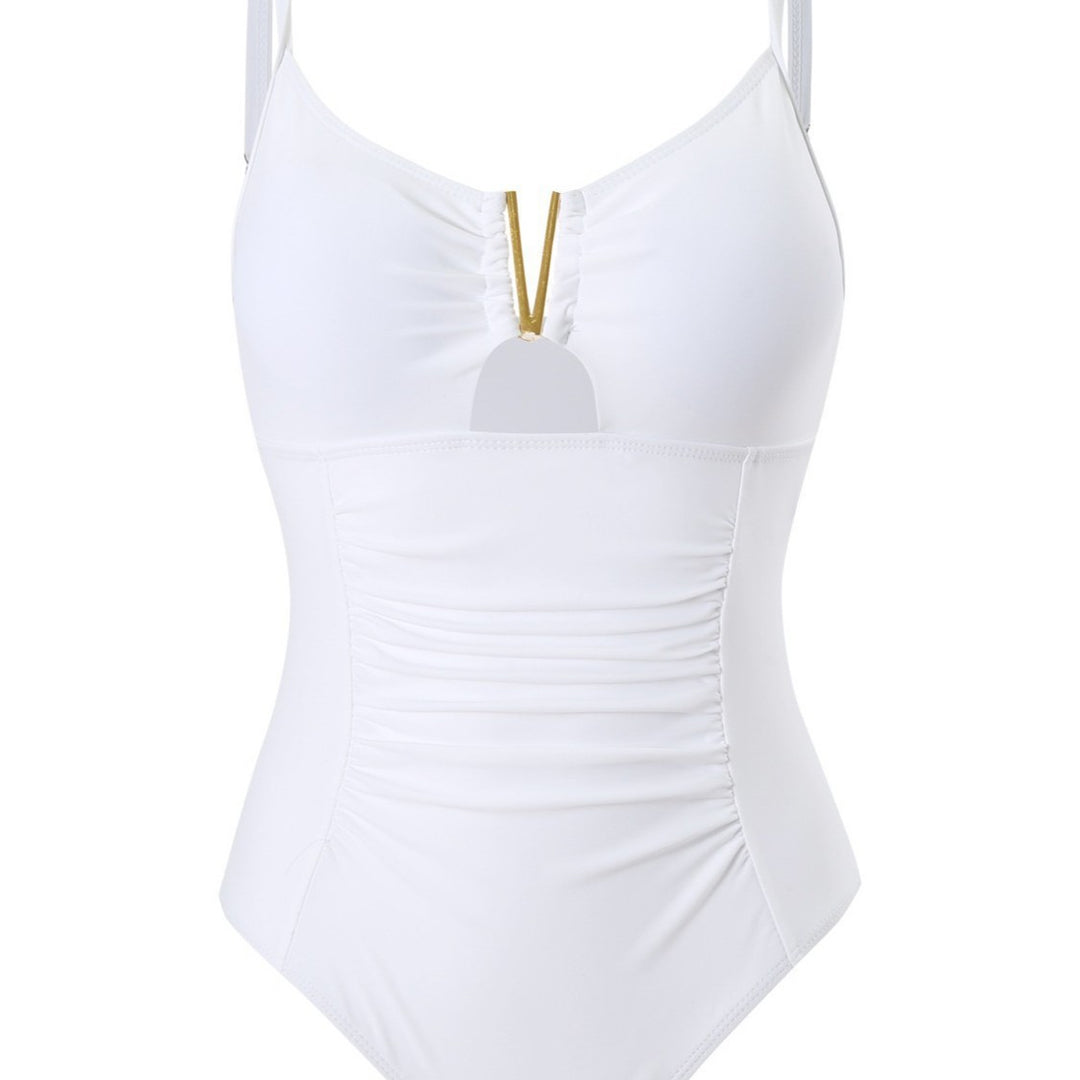 Damen Schwimmanzug mit Raffungen und elegantem Dekor Echo Archiv