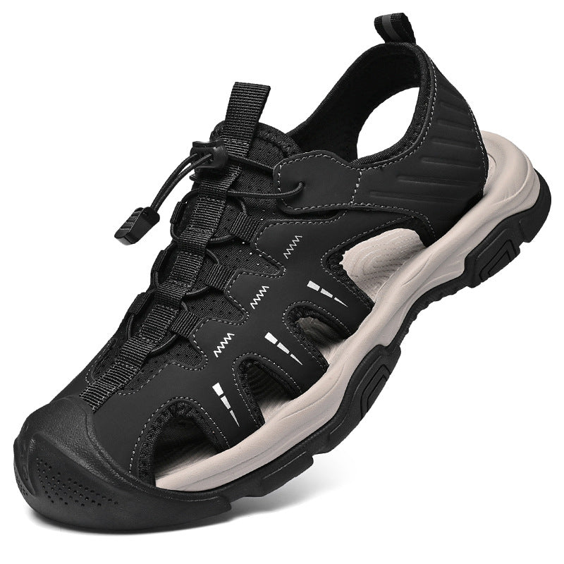 Herren Sportliche Outdoor-Sandalen mit rutschfester Sohle und verstellbarem Riemen Echoarchiv