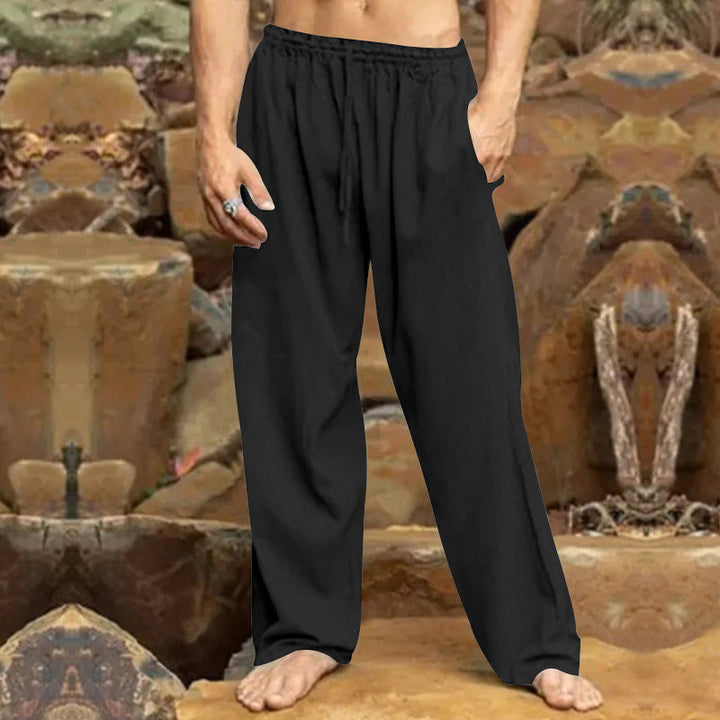 Herren entspannende Freizeithose mit elastischem Bund und praktischen Taschen Echoarchiv