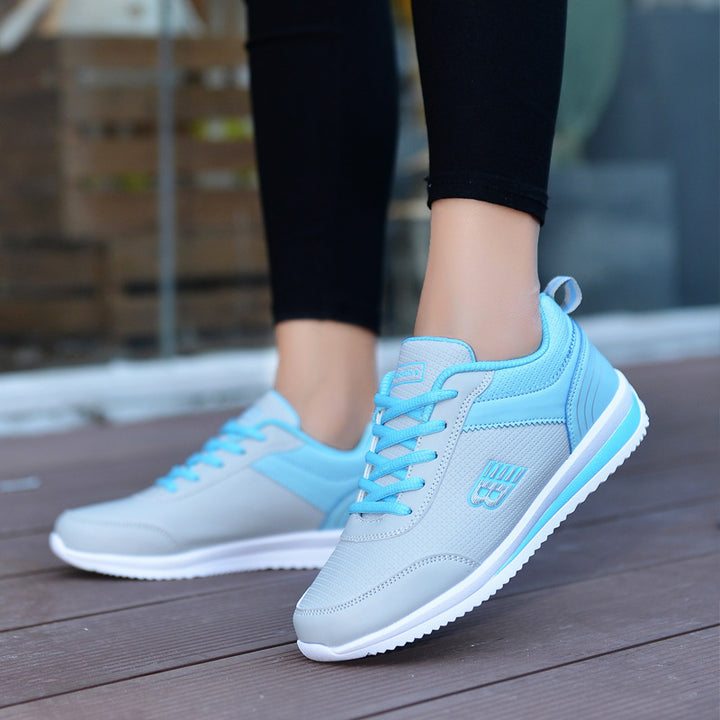 Damen Leichter Freizeit- und Walkingsneaker mit atmungsaktivem Obermaterial und ergonomischer Komfortsohle Echoarchiv