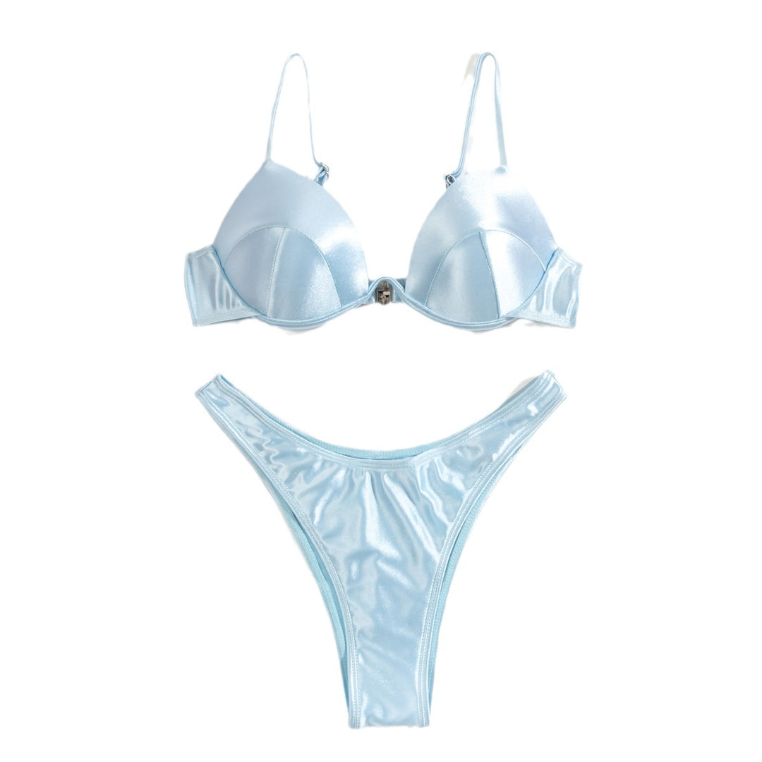 Damen Push-Up-Bikini mit glänzenden Cups Echo Archiv