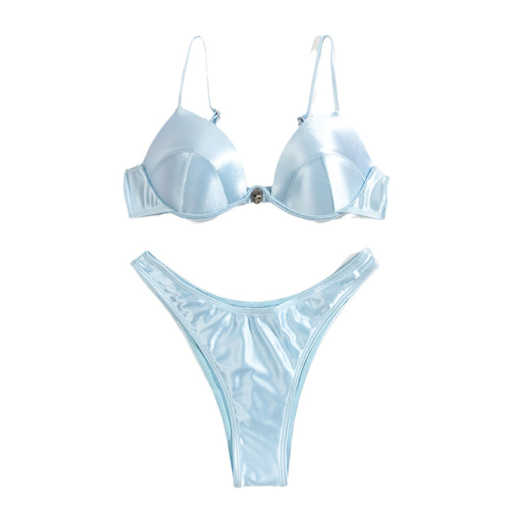 Damen Push-Up-Bikini mit glänzenden Cups Echo Archiv