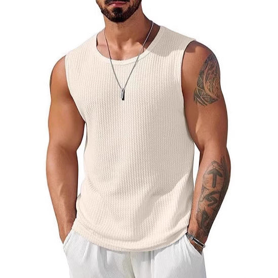 Herren Sportliches Tanktop mit atmungsaktiver Wabenstruktur Echo Archiv