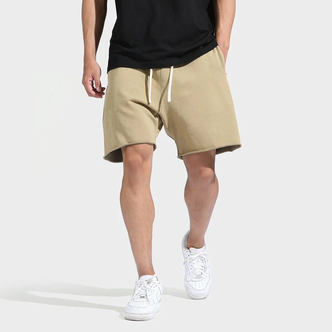 Herren Bequeme Sweatshorts mit elastischem Bund und Seitentaschen Echoarchiv