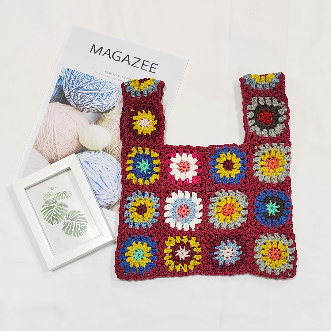 Damen handgefertigte Häkel-Tasche Echo Archiv