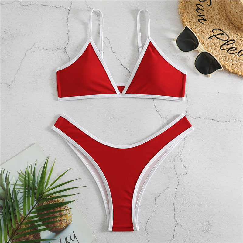 Damen Bikini-Set mit sportlichem Schnitt und trendigen Kontrastdetails Echo Archiv