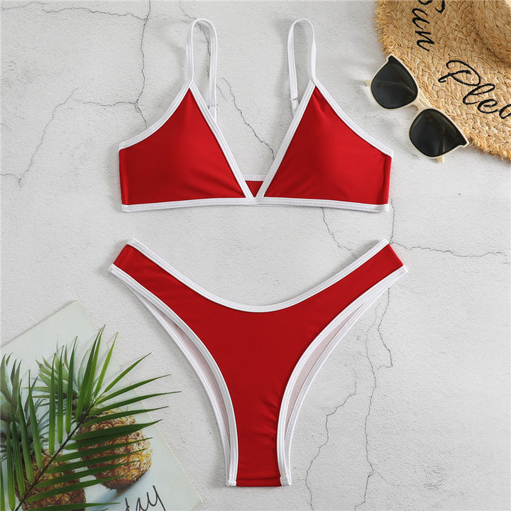 Damen Bikini-Set mit sportlichem Schnitt und trendigen Kontrastdetails Echo Archiv