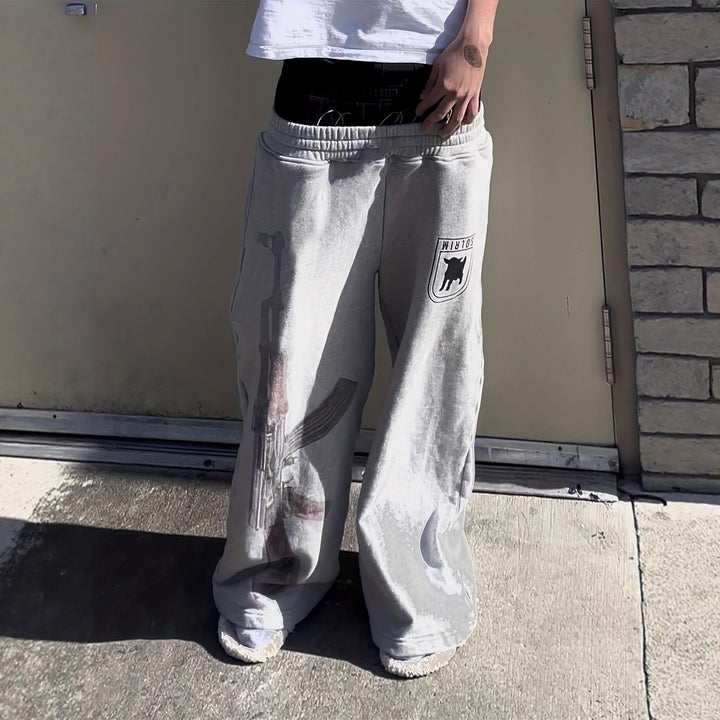 Herren Freizeithose mit einzigartigem Grafikdesign Echo Archiv