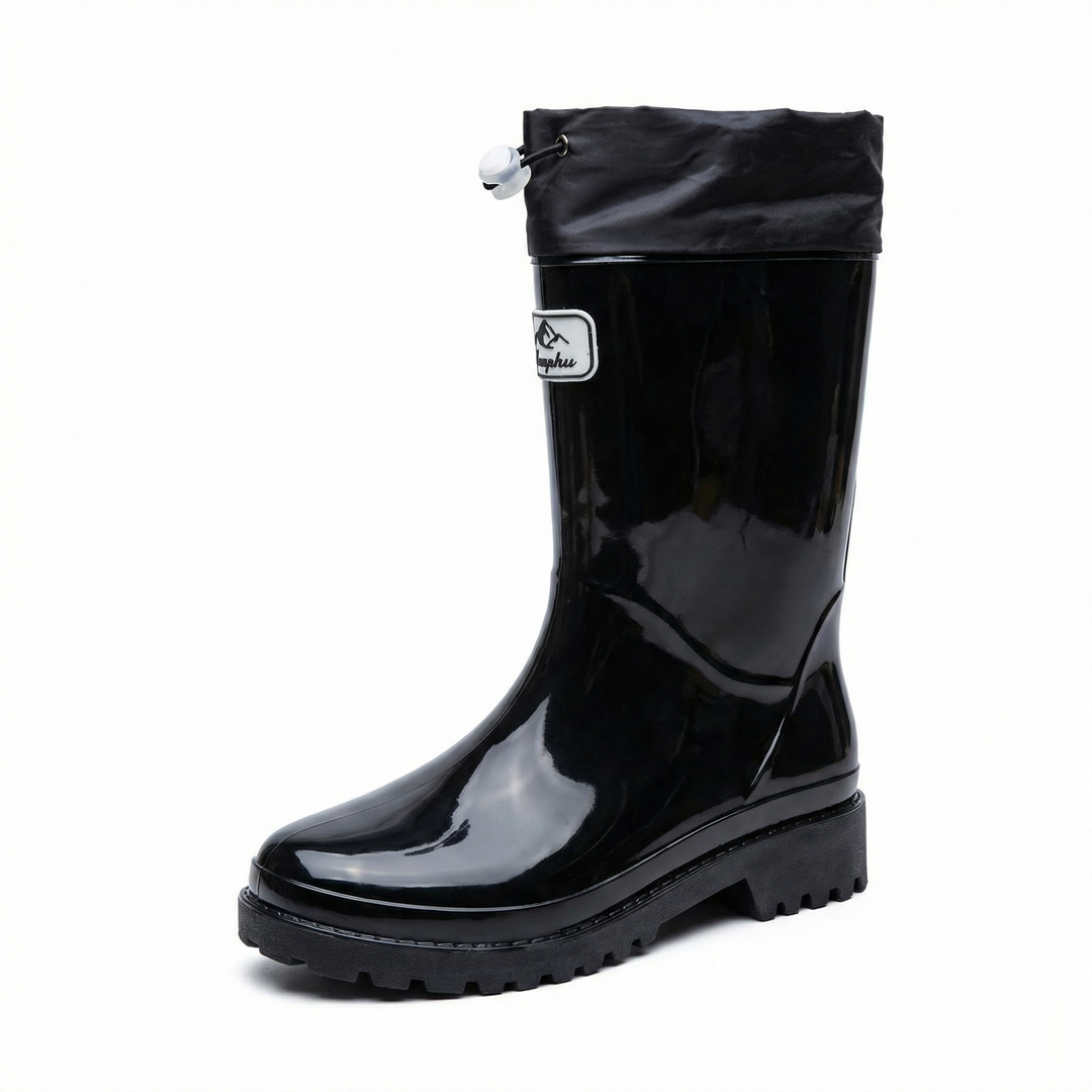 Damen Hochwertige und Stylische Gummistiefel mit Verstellbarem Schnürsystem – Lioré
