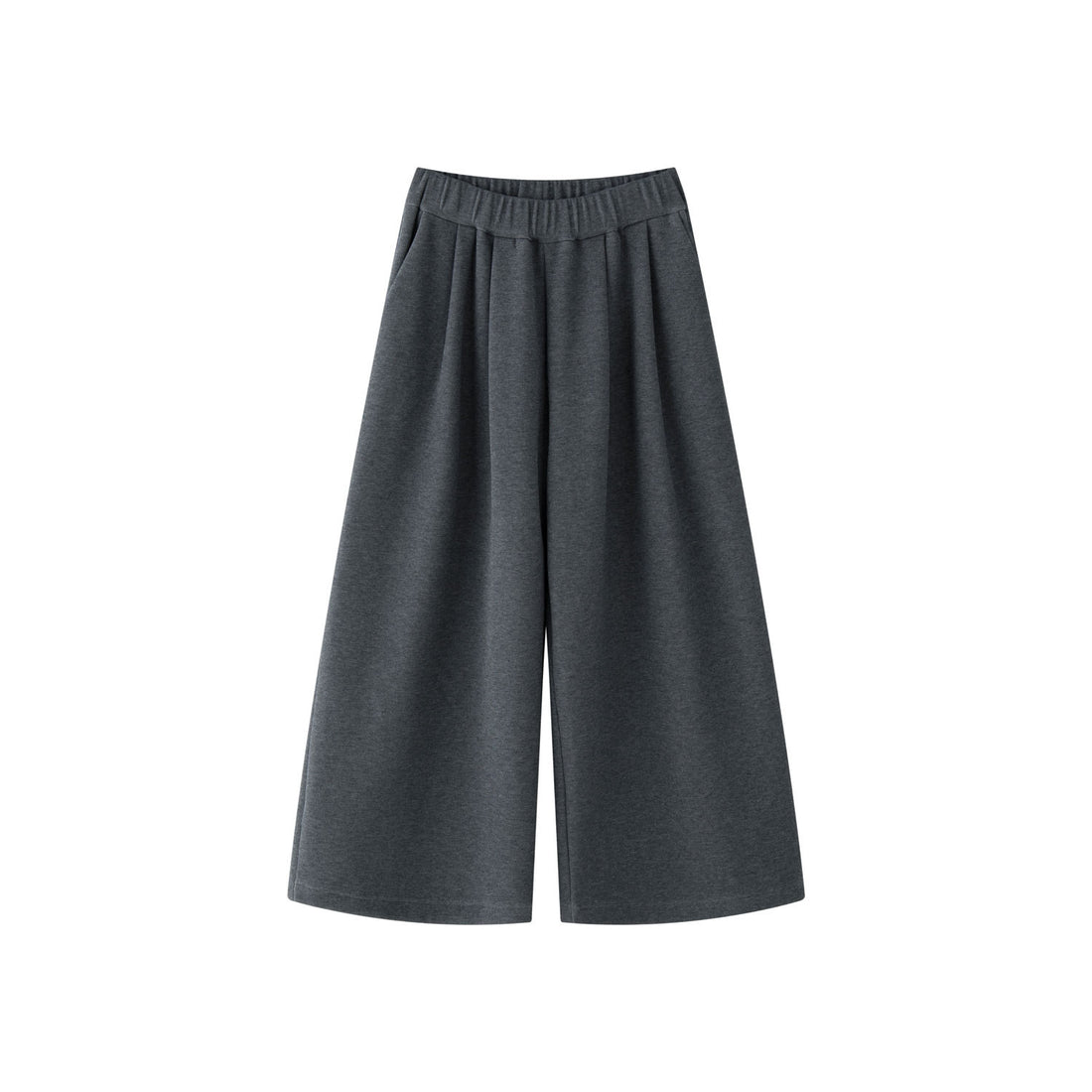 Damen Hochtaillierte Relaxed‑Palazzo‑Hose mit Bundfalten und elastischem Komfortbund Echoarchiv