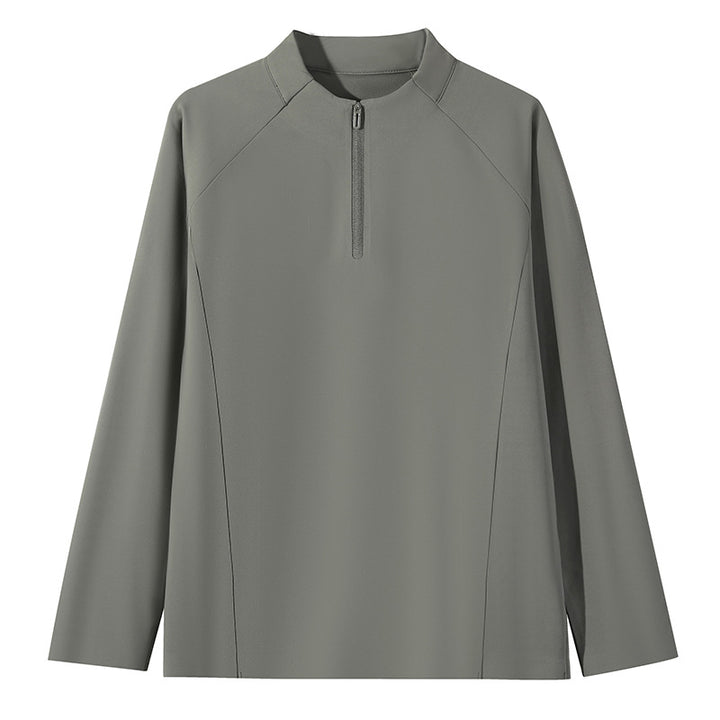 Damen Sportliches Langarmshirt mit Reißverschluss Echo Archiv