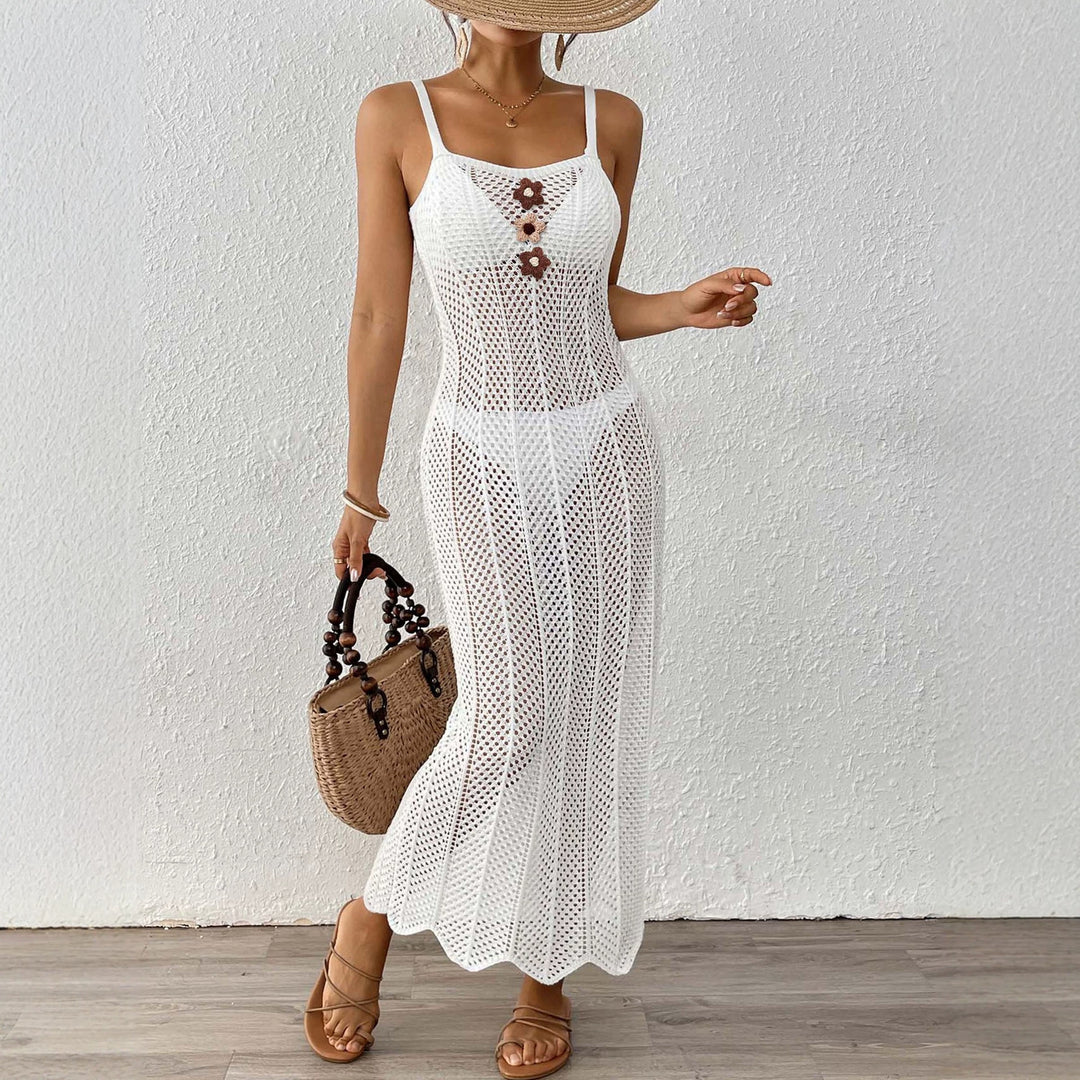 Damen transparenter Strandsarong mit elegantem Design Echo Archiv