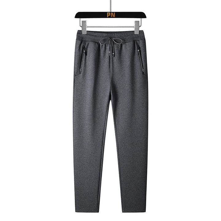 Herren Thermo-Fleece-Jogginghose mit angerauter Innenseite, Reflektierenden Reißverschlusstaschen und Kordelbund Echoarchiv