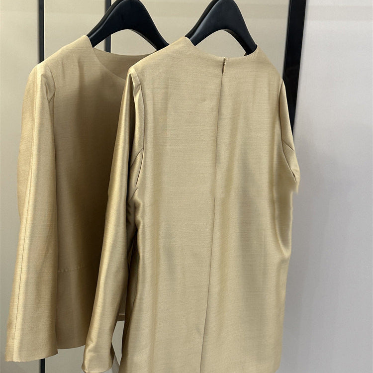 Damen Elegante und luftige Bluse mit Struktur Echoarchiv