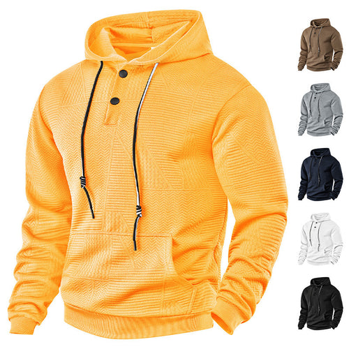 Herren Hoodie mit strukturiertem Design Echoarchiv