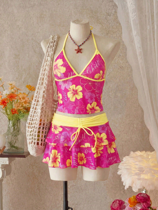 Damen Bikini-Set mit Rock Echo Archiv