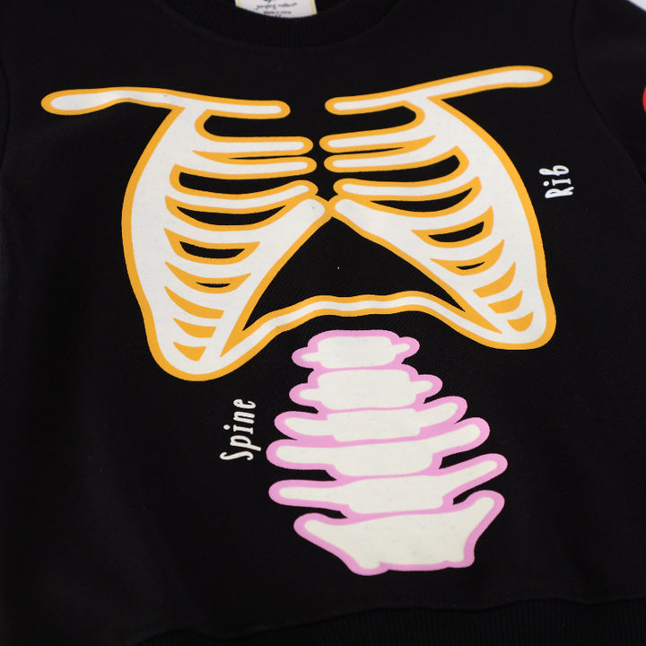 Herren Freizeit-Jogginghose mit leuchtendem Skelett-Design Echo Archiv
