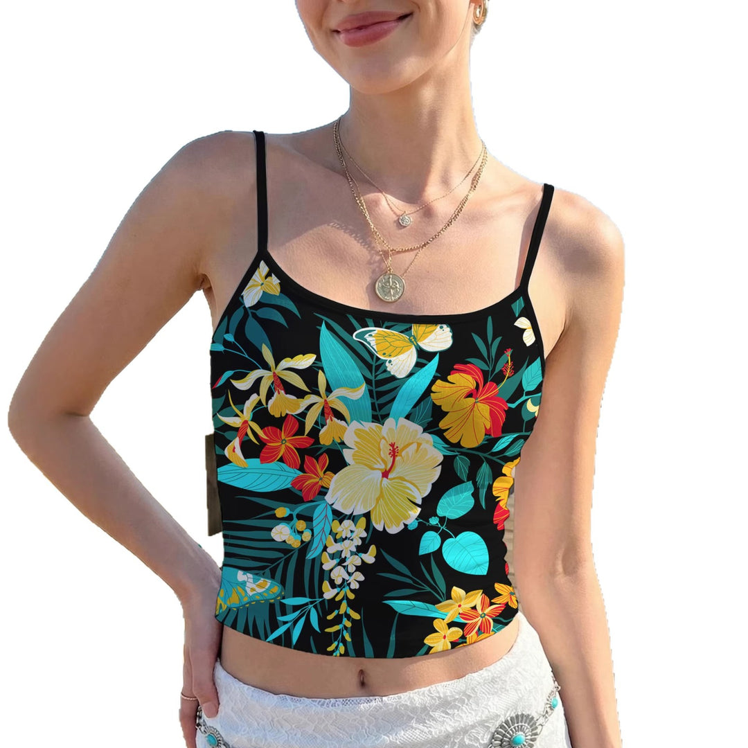 Damen Sommerliches Crop Top Echo Archiv