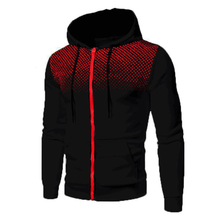 Herren Sportlicher Kapuzenpullover mit stylischem Grafikdesign Echoarchiv