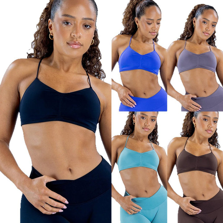 Damen Sport-Bikini-Oberteil mit verstellbaren Trägern und unterstützender Passform Echo Archiv