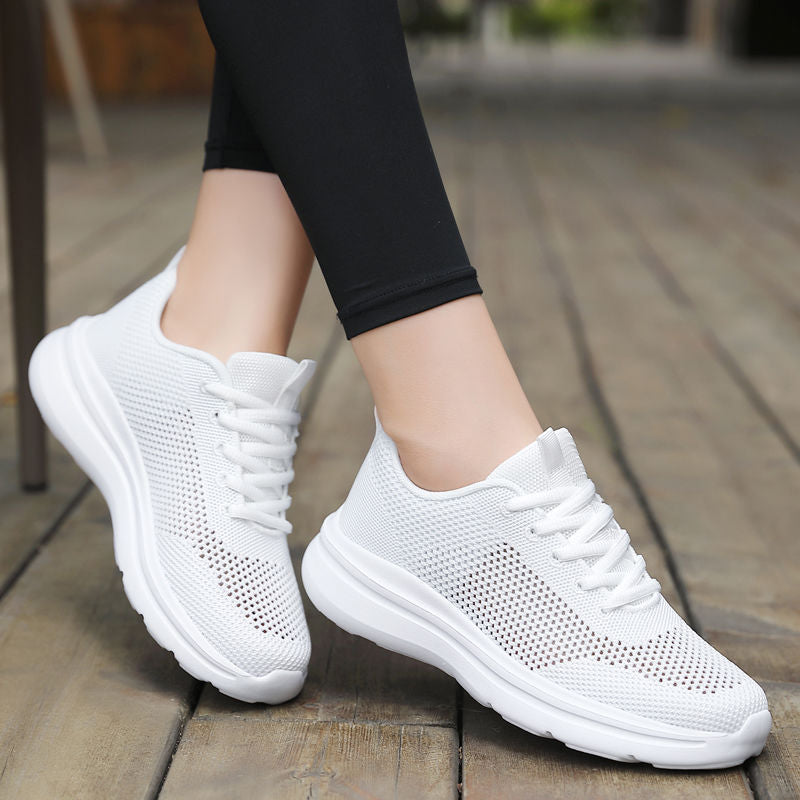 Unisex nan federleichter Mesh-Freizeitschuh mit atmungsaktivem Strukturstrick, ergonomischer Komfortsohle und Zuglasche Echo Archiv