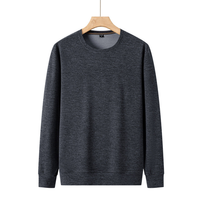 Herren Feines Rundhals-Sweatshirt aus Baumwollmix mit Regular-Fit und Rippbündchen Echo Archiv