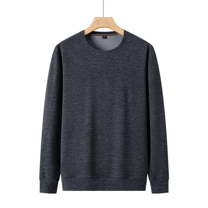 Herren Feines Rundhals-Sweatshirt aus Baumwollmix mit Regular-Fit und Rippbündchen Echo Archiv