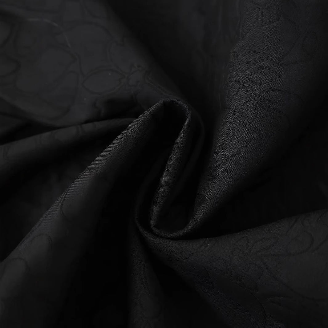 Damen gesteppte Kurzjacke mit Rundhals, verdeckter Druckknopfleiste und aufgesetzten Taschen – Célinea
