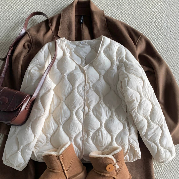 Damen Modische Daunenjacke Echoarchiv
