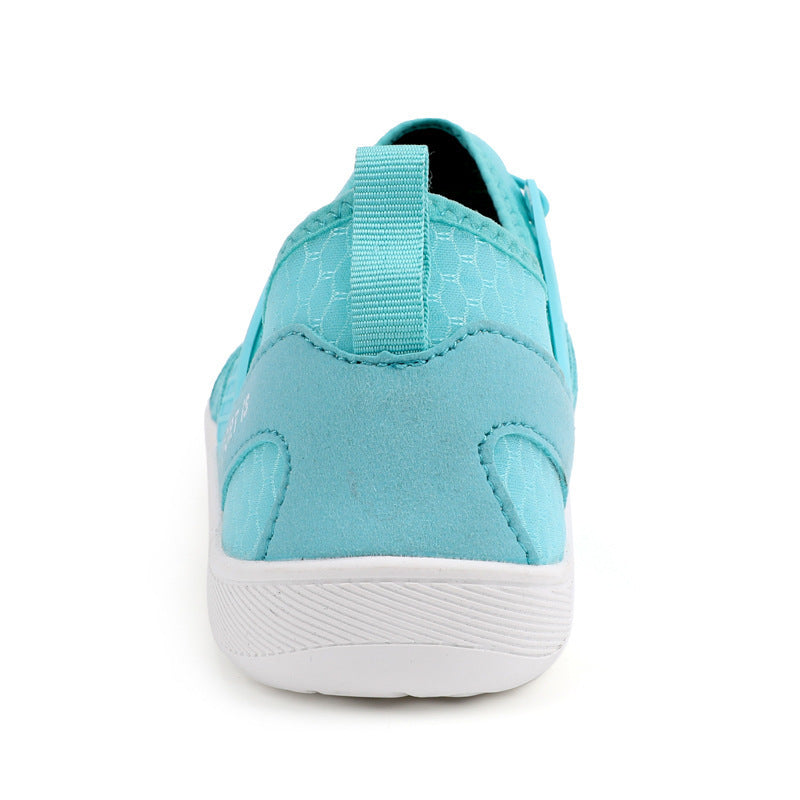 Unisex nan flacher Stadt-Sneaker mit Schnellzugverschluss, elastischem Strickoberteil und stoßabsorbierender Leichtsohle Echo Archiv