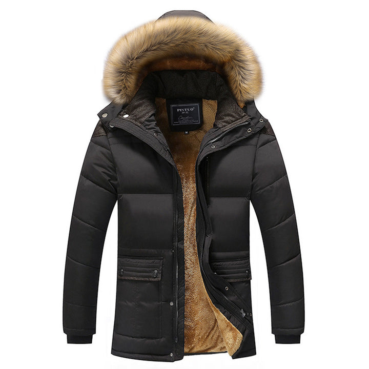 Herren Wattierter Parka mit abnehmbarer Kunstfellblende, Teddyfutter und Windschutz Echo Archiv