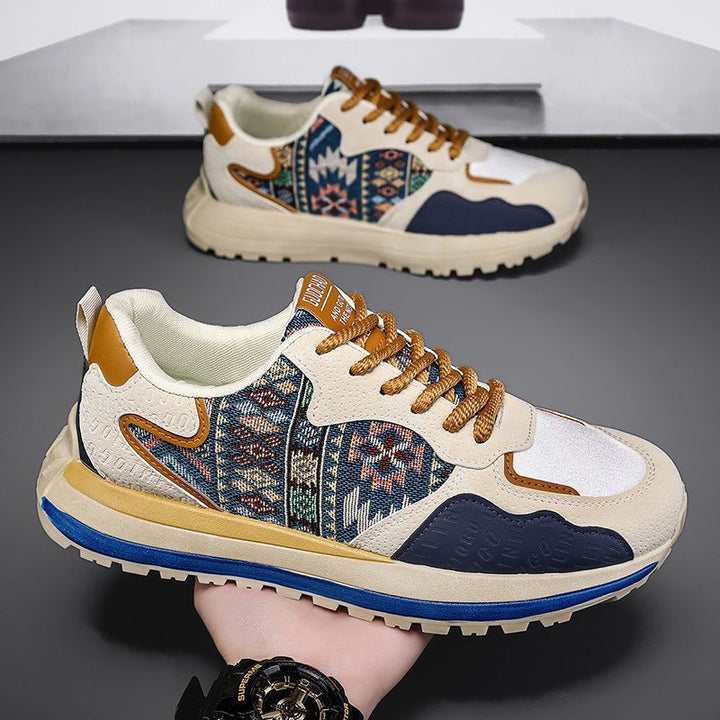 Damen Sportliche Sneakers mit attraktivem Ethno-Design Echo Archiv