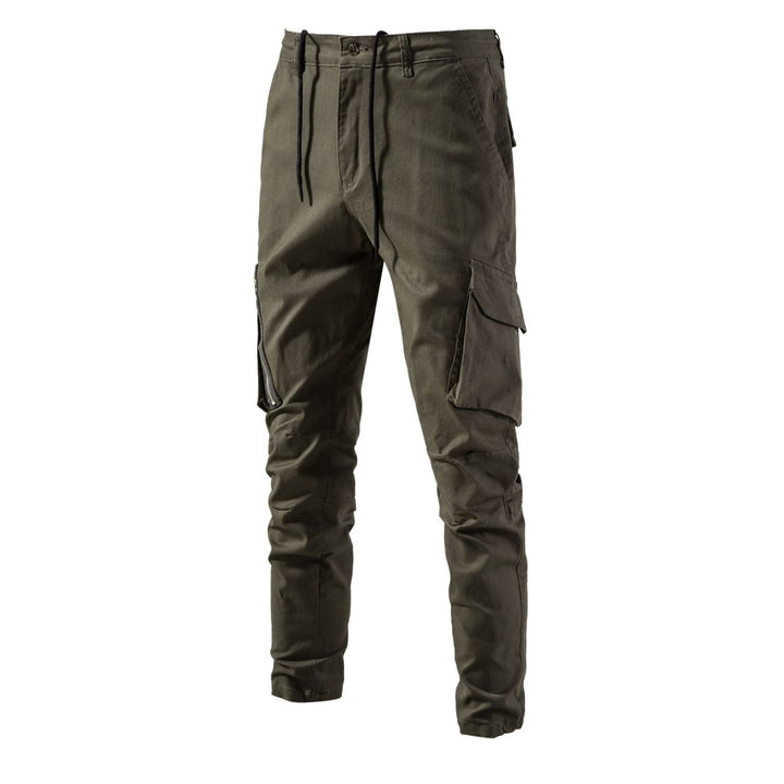 Herren Cargo-Hose mit funktionalen Taschen und elastischem Bund Echoarchiv