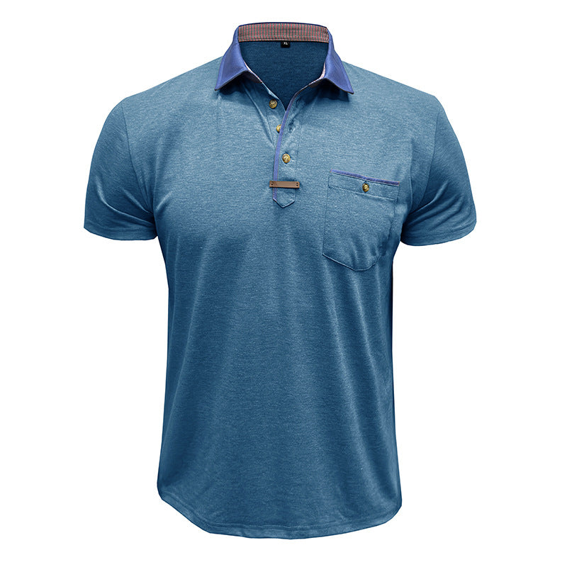 Herren Poloshirt mit modischem Kragen und stylischen Akzenten Echoarchiv