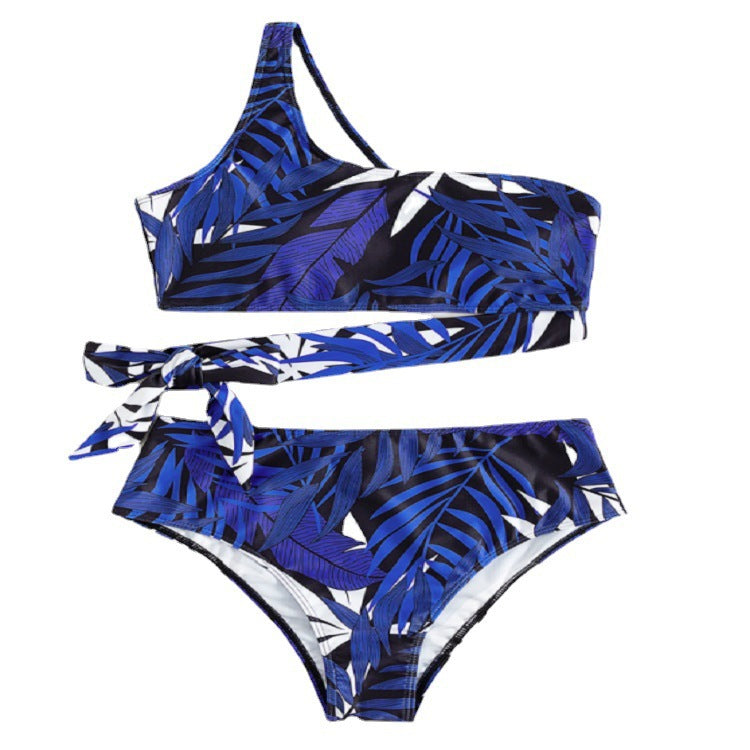 Damen Triangel-Bikini mit asymmetrischem Design und praktischen Bindebändern Echo Archiv