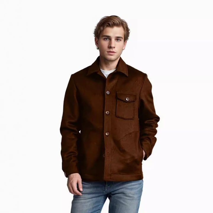 Herren Wolljacke mit praktischen Taschen Echoarchiv