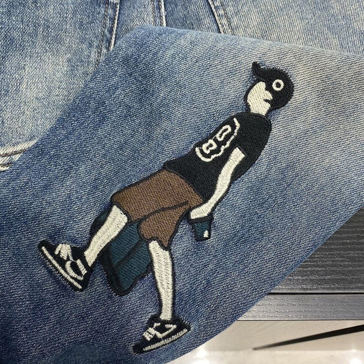 Unisex kreative und stylische Baggy-Jeans Echo Archiv