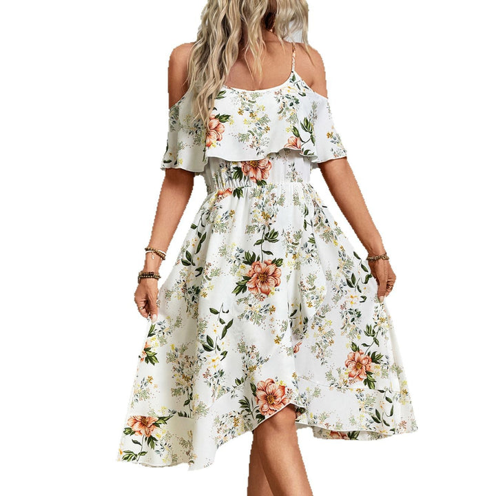 Damen Verspieltes Blumen-Überwurfkleid Echo Archiv