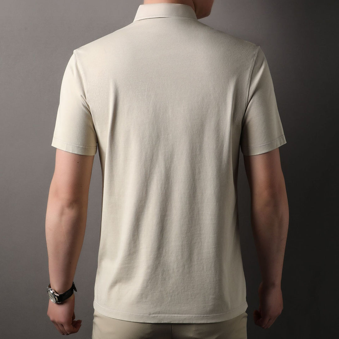 Herren Poloshirt mit praktischer Brusttasche und hochwertigem Baumwollmix Echoarchiv