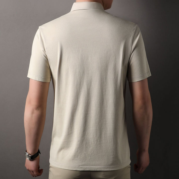 Herren Poloshirt mit praktischer Brusttasche und hochwertigem Baumwollmix Echoarchiv