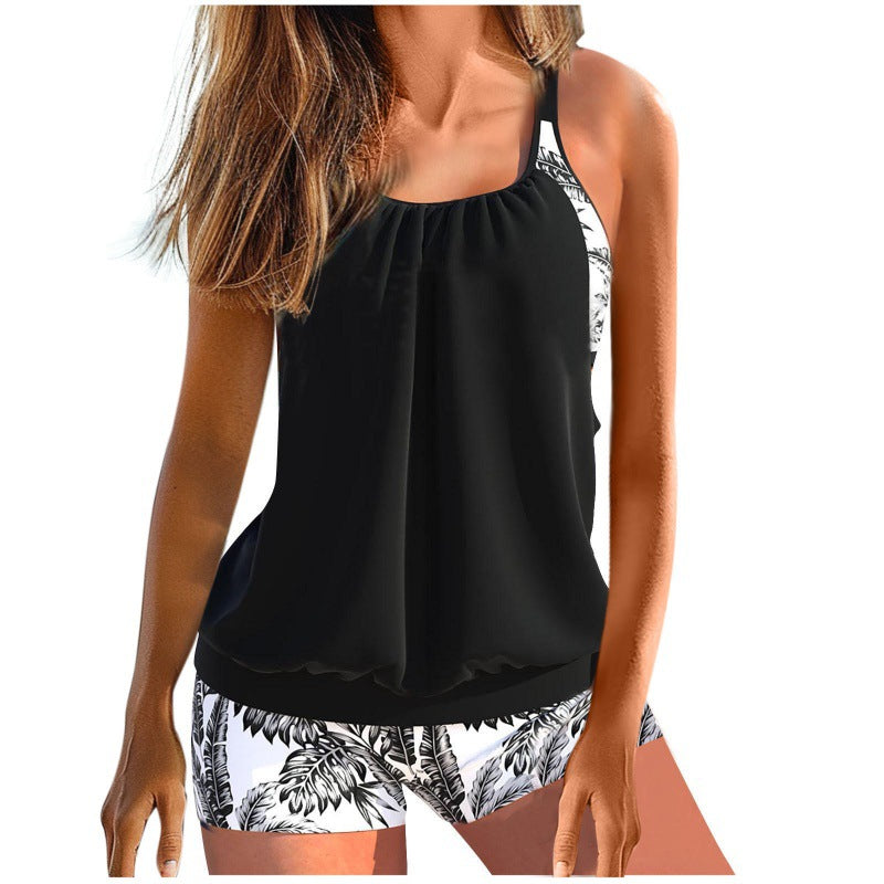 Damen Tankini-Set mit raffinierten Rüschendetails und sportlichem Schnitt Echo Archiv