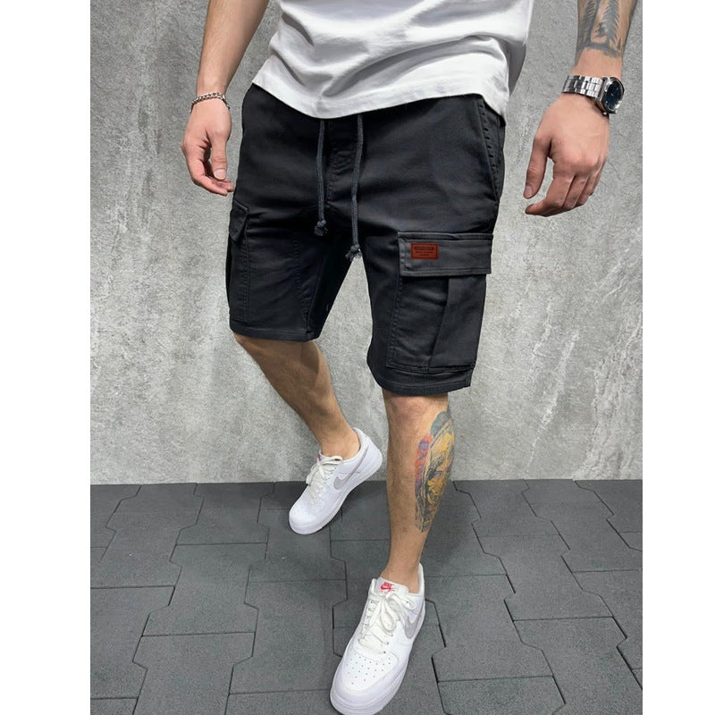 Herren Cargo-Shorts mit praktischen Seitentaschen und verstellbarem Gummizug Echoarchiv