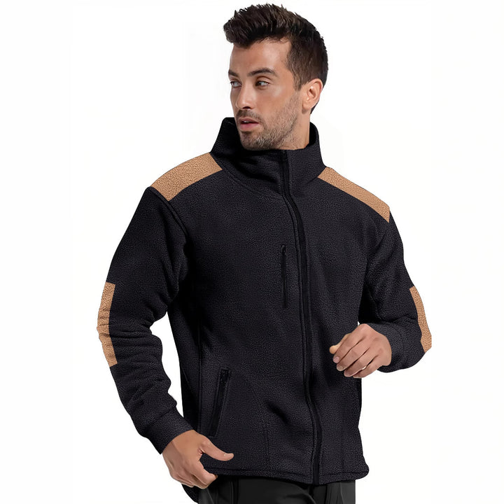 Herren Fleecejacke mit funktionalen Reißverschlusstaschen Echoarchiv