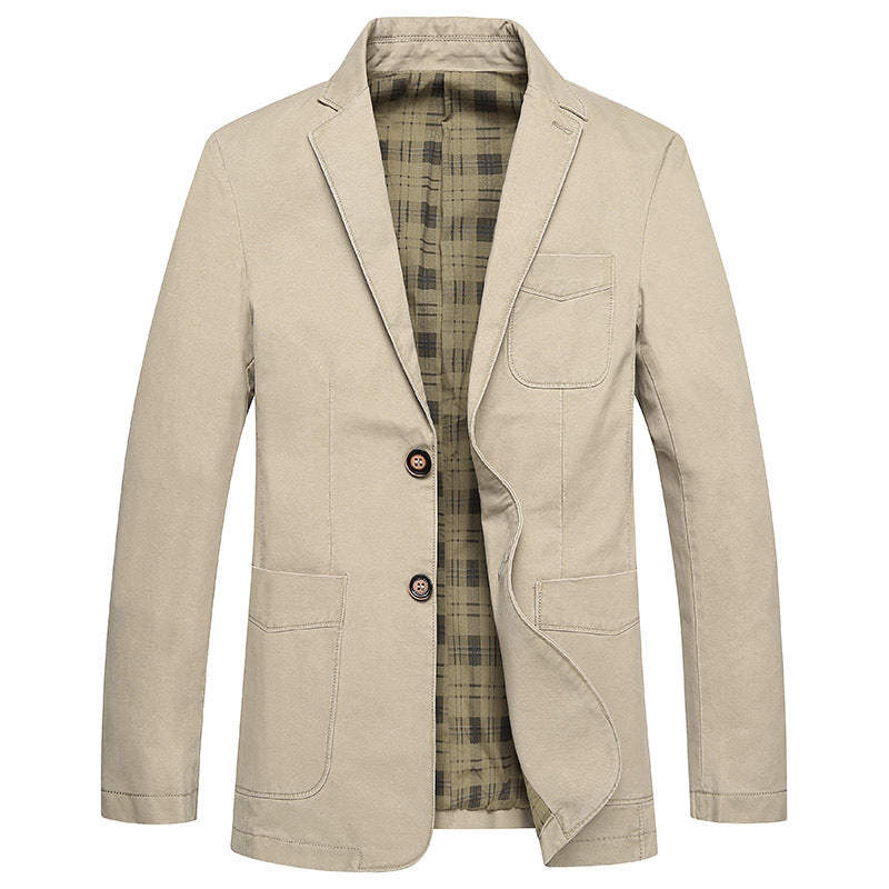Herren Sakko im Field‑Stil aus Premium‑Canvas mit aufgesetzten Taschen Echo Archiv