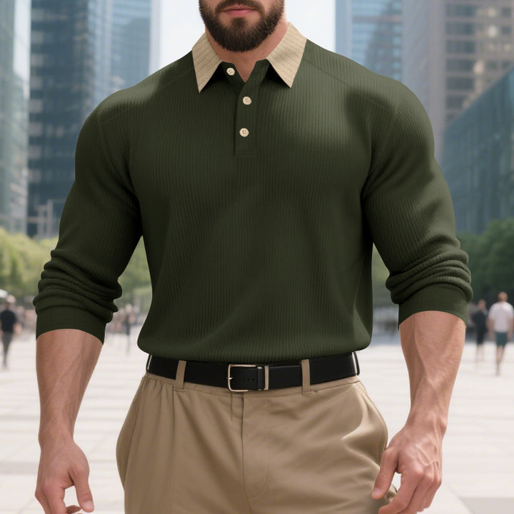 Herren Hochwertiges Polo-Shirt Echoarchiv