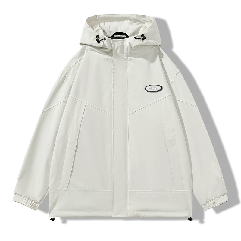 Herren Praktische Wetterjacke mit verstellbarem Kapuzen-design Echoarchiv
