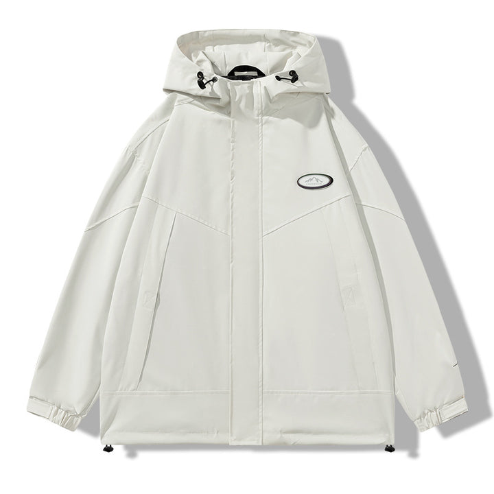 Herren Praktische Wetterjacke mit verstellbarem Kapuzen-design Echoarchiv